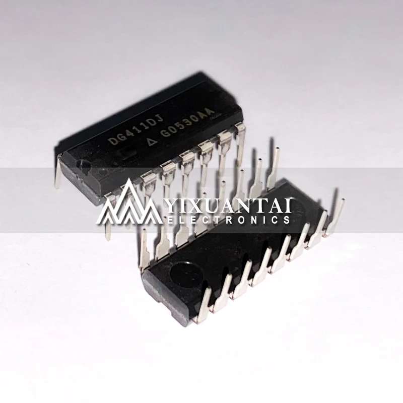 

5OCS/Lot DG411DJ DG411 DIP IC SWITCH SPST-NCX4 35OHM 16DIP