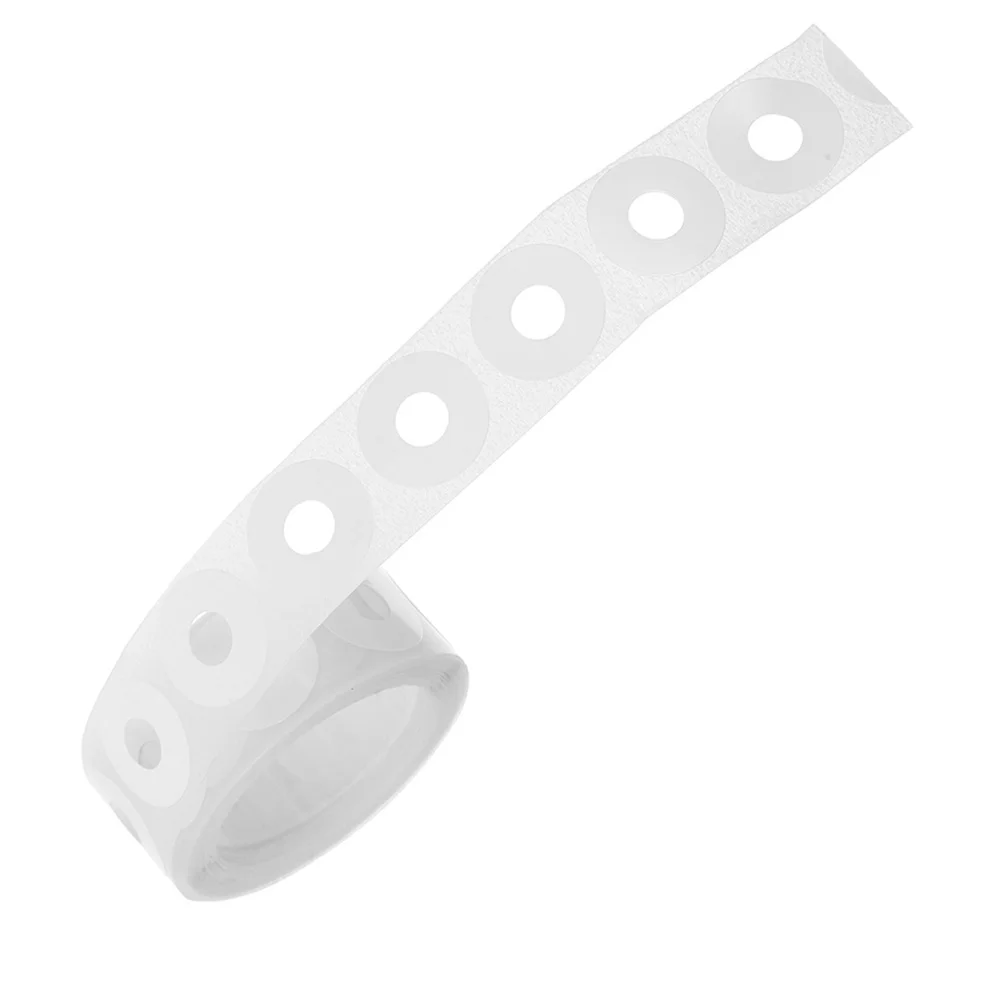 

1 Roll Pvc Hole Reinforcement Stickers Heavy Duty Self-Adhesive Binder Repair Labels For Ring Binders Hole Punch Protectors