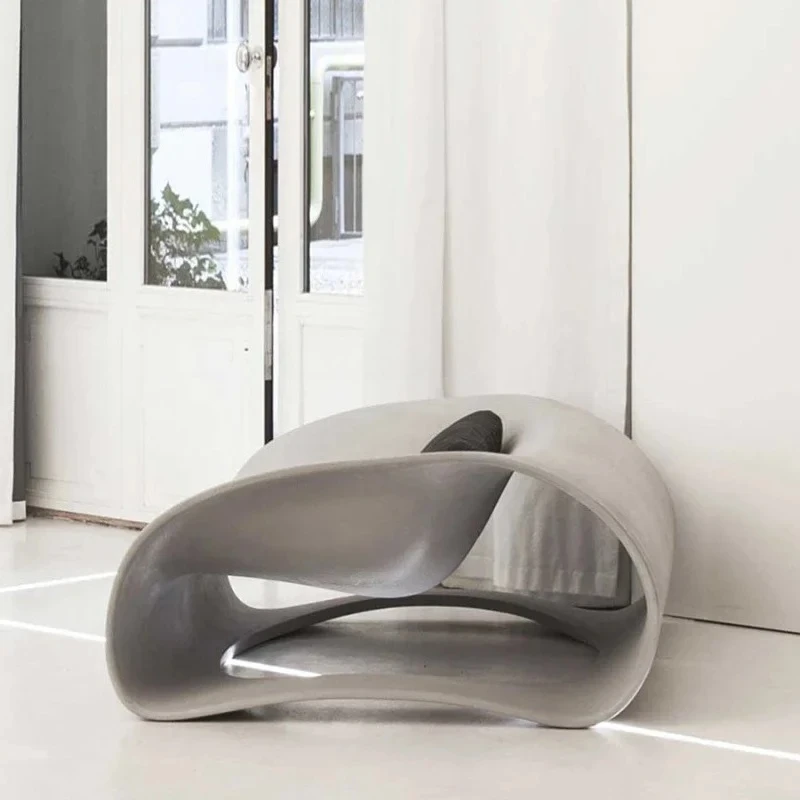 

Light Luxury FRP Shape Casual Seat Sales Office Reception Negotiation Outdoor Rest Waiting Chair