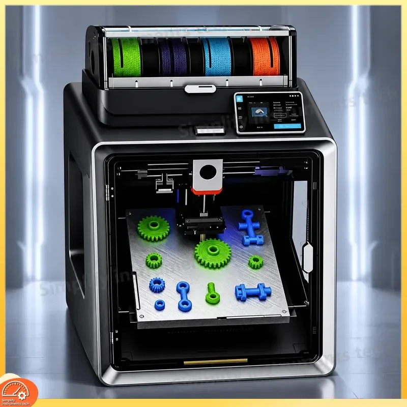 High Resolution FDM 3D Printer Automatic Leveling Multi Color PLA USB Industrial Grade Fast Printing DIY Kit Hobbyist