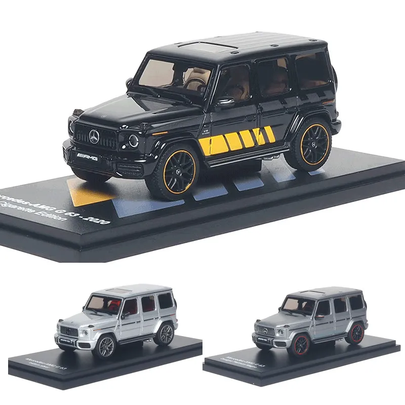 AR BOX 1: 64 AMG G63 2019 model, 2020 model cast-in-silicon alloy car model, boys' toy, adult collection piece.