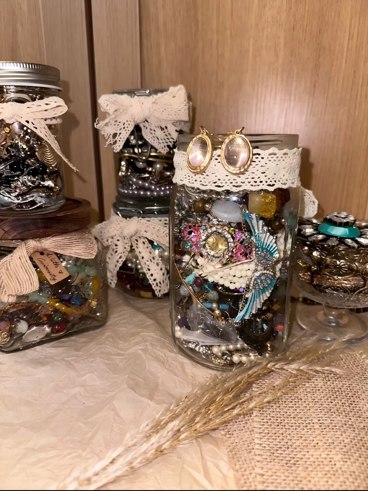 Tiktok's highly popular brand new jewelry blind box jar mixed blind box lucky bag necklace earrings bracelet random