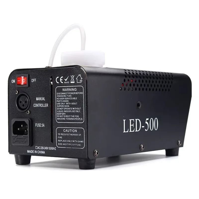 500W LED R/G/B Wireless Remote Control Fog Machine Pump Dj Disco Smoke Machine For Party Wedding Christmas Stage LED Fogger