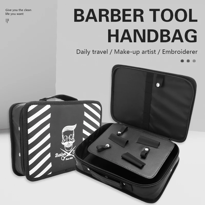 

3 Size Salon Tools Storage Box Shockproof Barber Hair Clipper Case Resistance Styling Tools Suitcase Cosmetic Protect Bag 2024