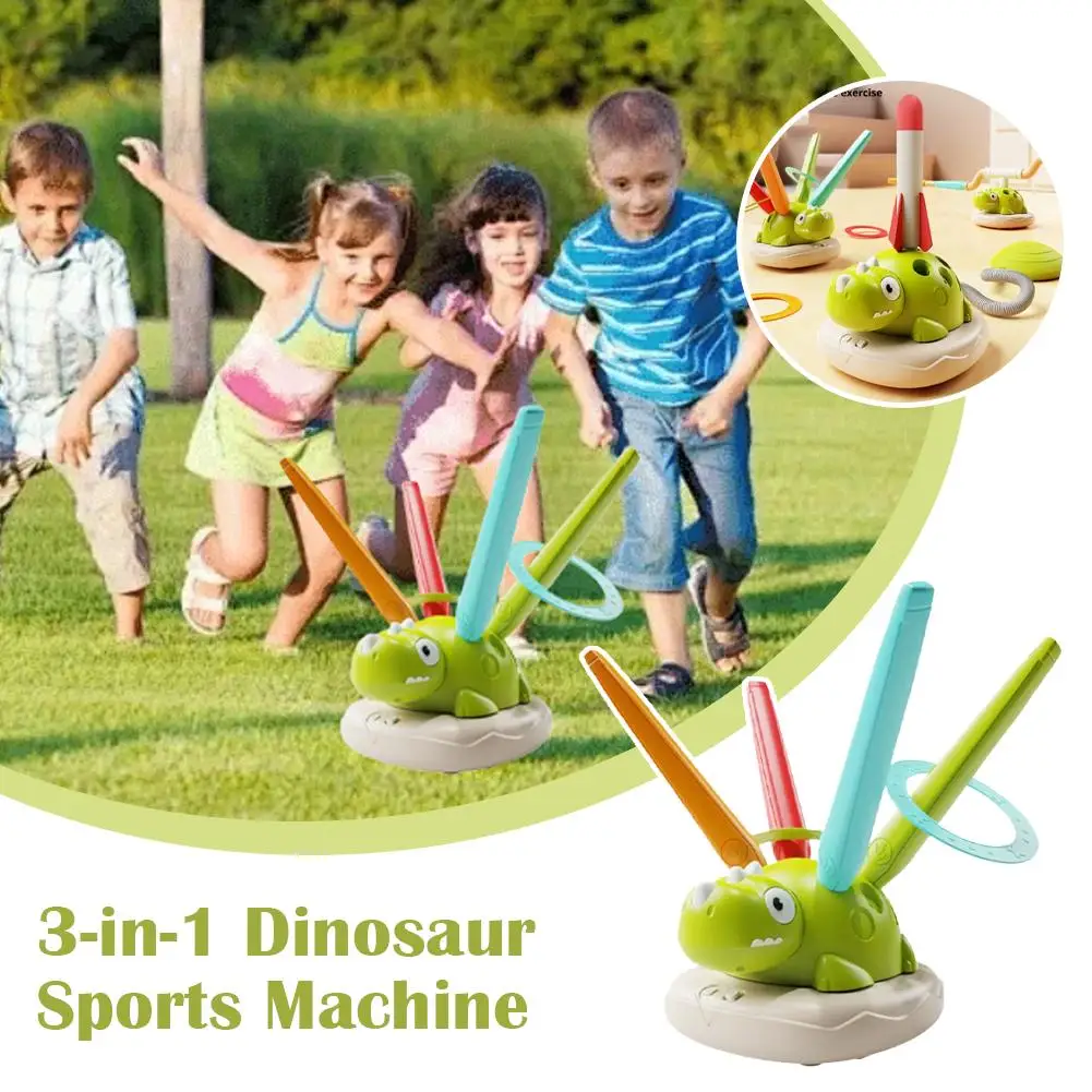 Nuova macchina sportiva per dinosauri 3 in 1 Multigiocatore esterno Interattivo Divertente Integrazione Giocattoli per allenamento fitness fisico per bambini