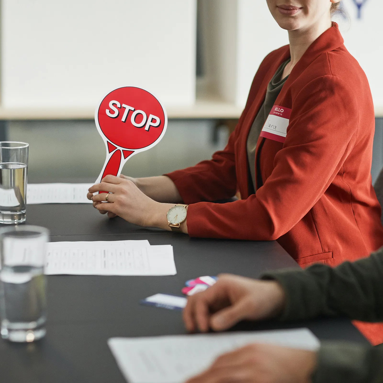 Kindergarten Traffic Safety Education Handheld Signs Red Green Light Classroom Outdoor Interactive Sign Learning Board