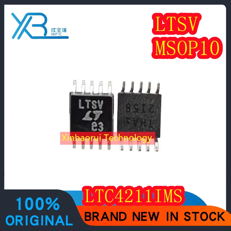 (5/10pieces) LTC4211IMS LTC4211 Parts Mark LTSV MSOP10 Surge Protector Chip IC 100% Brand New Original Electronics