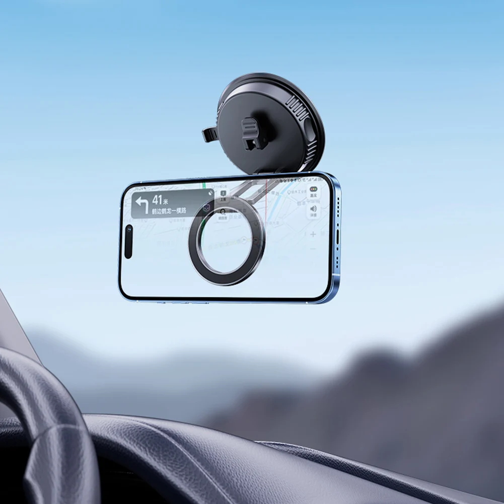 المغناطيسي فراغ سنادات بالسيارة حامل هاتف فراغ الامتزاز سيارة الهاتف جبل للطي حامل هاتف المحمول لمرآة المطبخ سيارة