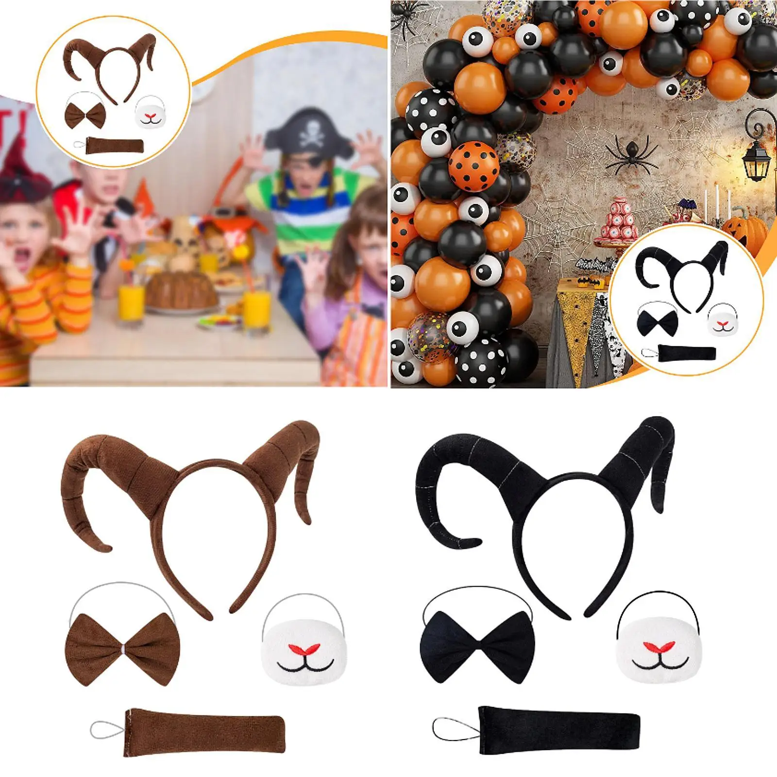 Antelope Headband Dress up Headwear for Birthday Masquerade Festival