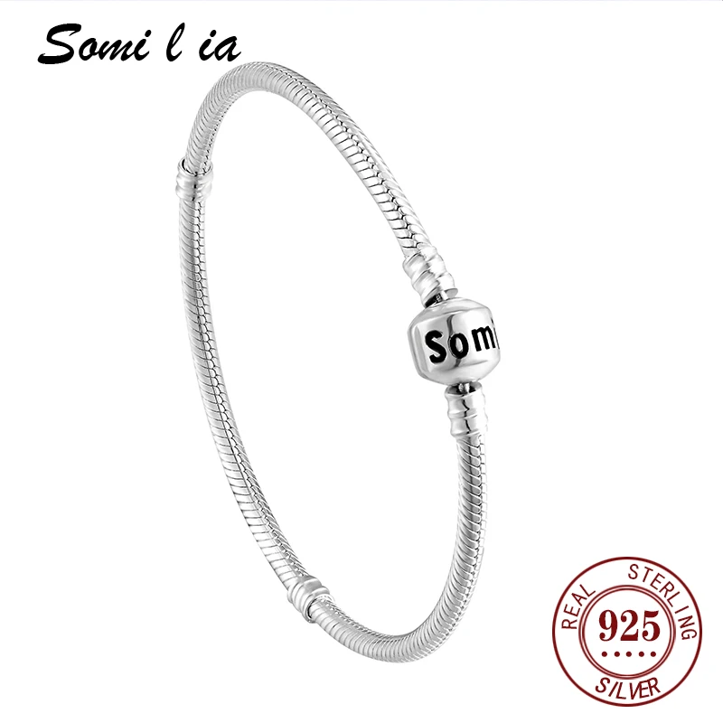 SOMILIA-100% S925 sterling silver animal pendant bead, suitable for matching Pandora bracelet, is an exquisite gift for women's