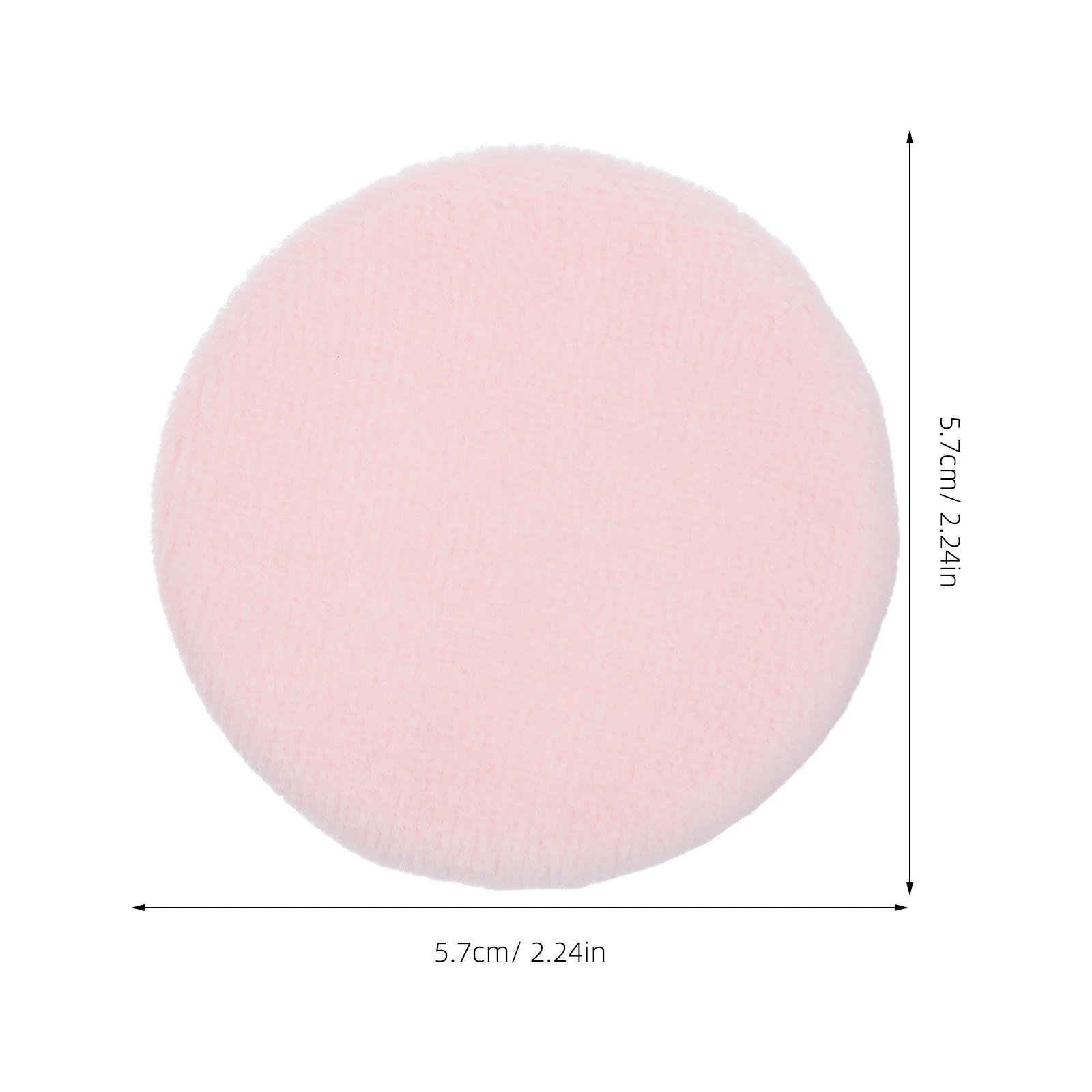 4 stuks losse poederdons zachte huidtoepassing gemakkelijke foundation make-up tool voor gezichtscosmetica M-formaat