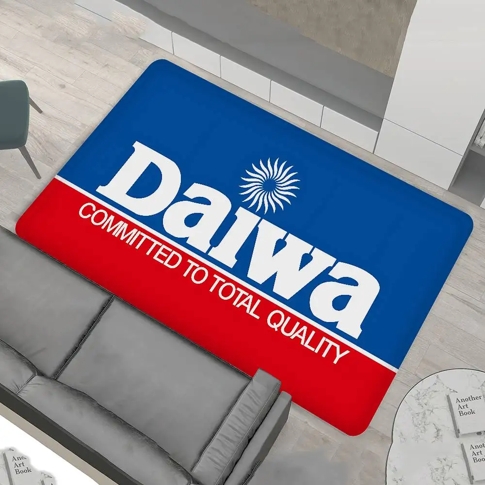 Fashion D-Daiwa Fishing Hallway Carpet INS Style Soft Bedroom Floor House Laundry Room Mat Anti-skid Bedside Area Rugs