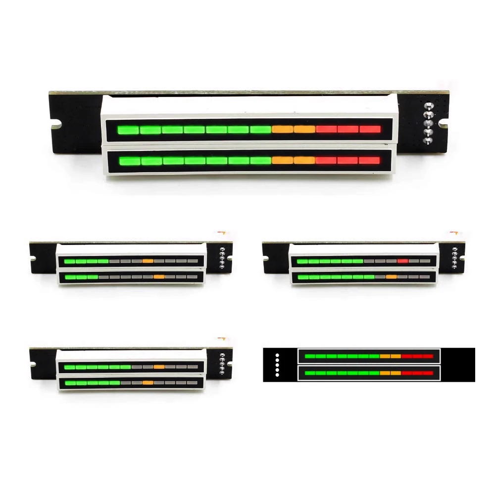 Verstelbare Audio Muziek Vu Niveau Indicator Meter Dual 12 Bit Led Niveau Display Voor Versterker Module Met Agc Modus