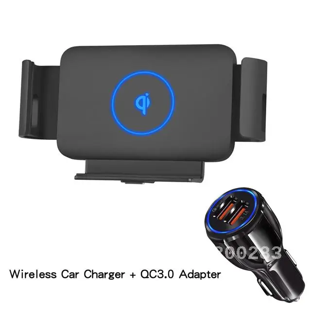 Automatic Clamping Car Wireless Charger for Samsung Galaxy Z Fold 3 2 Note20 S20 iPhone 12 11 13 Max Air Vent Mount Phone Holder