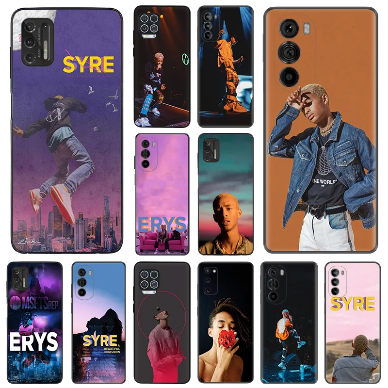 Matte Phone Cases for Motorola Moto G31 G50 G30 G51 G60 G71 G22 G32 G52 G72 G53 G73 G9 Plus Jaden Smith Black Soft Cover