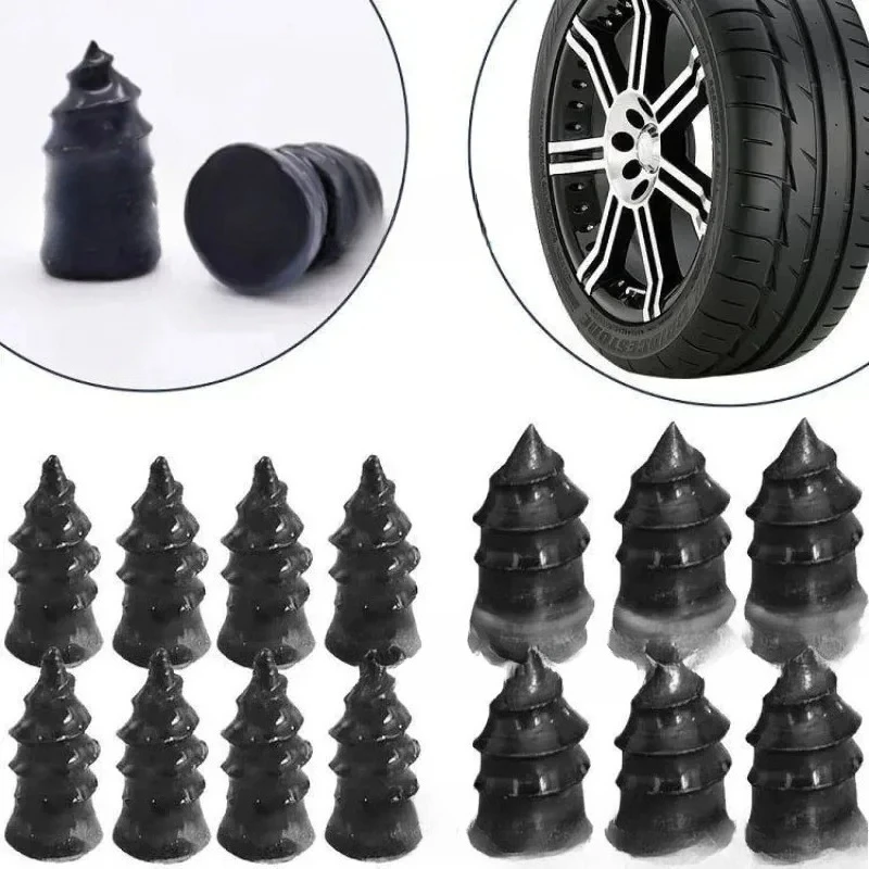 20/30/Pcs Tire Repair Screw Kit Puncture Plug Set with Screwdriver for Car Motorcycle Bike Tubeless Tire Emergency Flat Fix Too