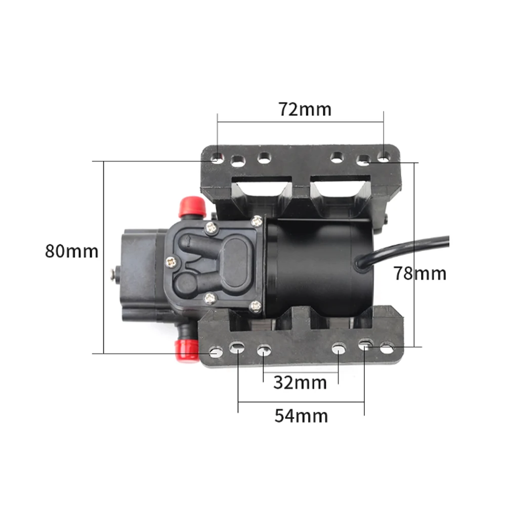 Hobbywing Combo pompe 5L pompe à eau sans brosse 10A 14S V1 pulvérisateur pompe à membrane pour l'agriculture végétale