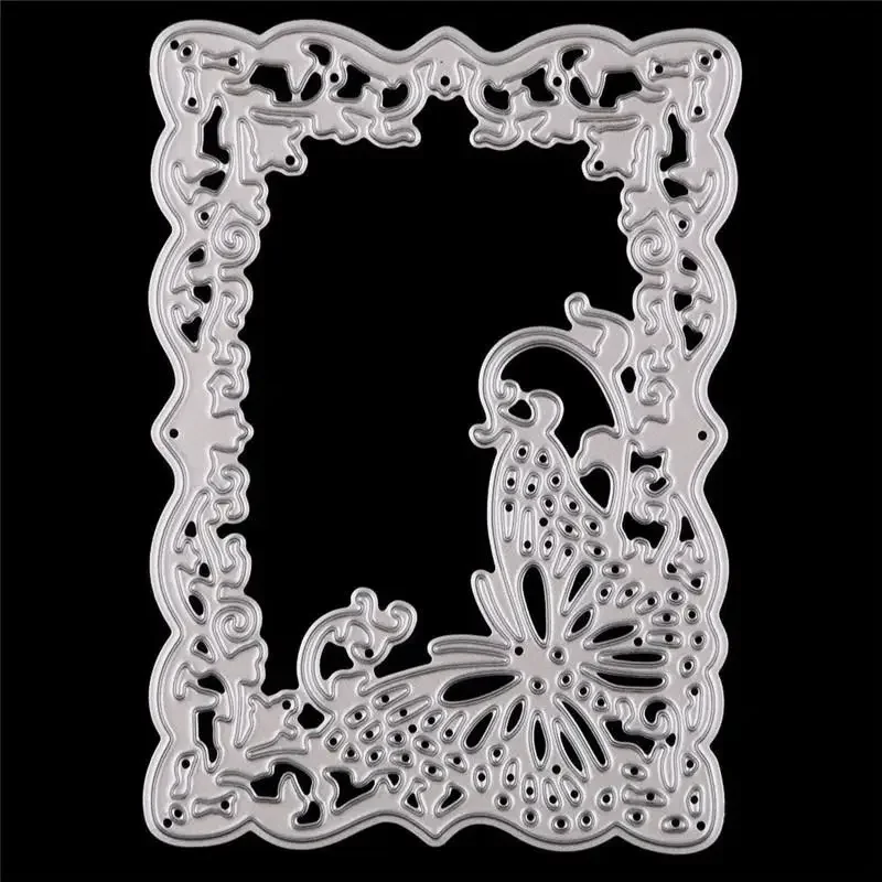 Metal Butterfly Frame Cutting Dies Stencil Scrapbooking Card Embossing Craft DIY