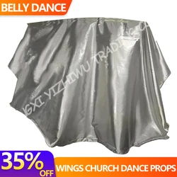 Women Soft Flag Wings Dance Props Belly Dance Elegant and Stick Wings Performance Props