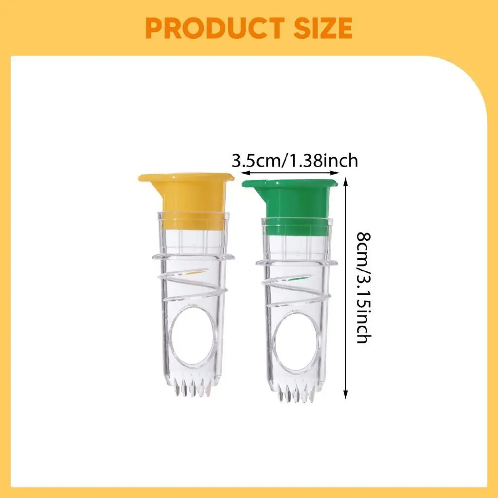 2 Stück Zitronenpresse, Entsafter mit Filter, Obst, manuelle Limettenpresse