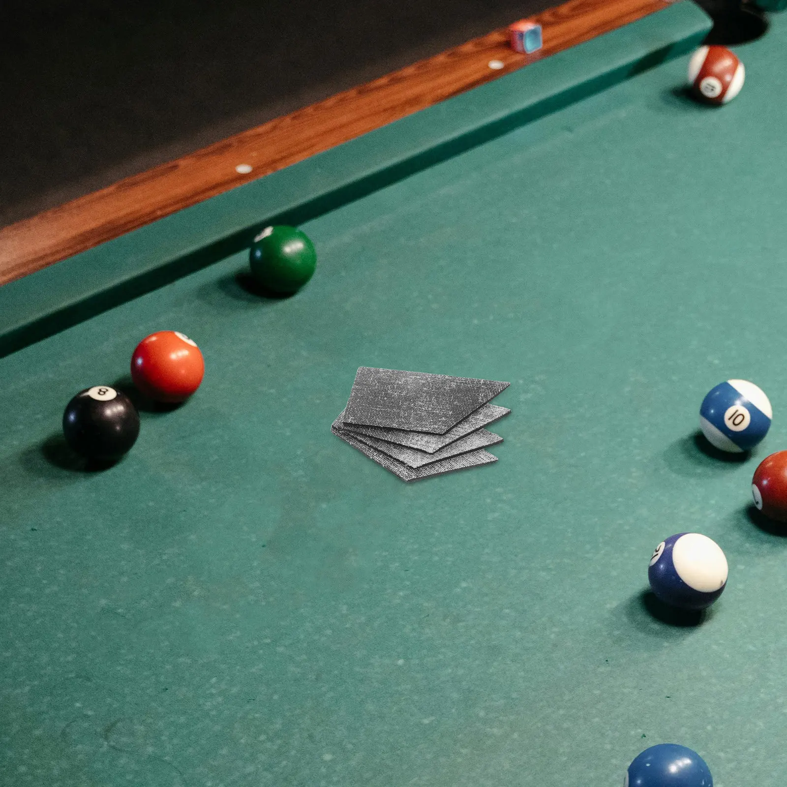 

12Pcs Billiard Table Cushion Facing Strips Rubber Rail Bumpers for Pool Table Drop Pocket Wear Resistance Easy DIY Installation