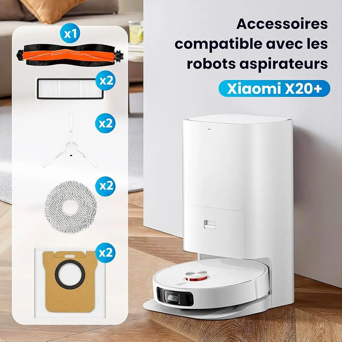 acessorios-a24pbg-para-x20-x10-plus-para-l10s-ultra-l10-ultra-robot-escova-principal-escova-lateral-filtros-panos-de-limp