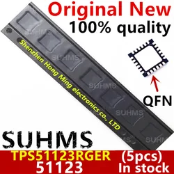 Chipset de QFN-24 TPS51123, TPS51123RGER, 100% nuevo, 5 unidades, 51123