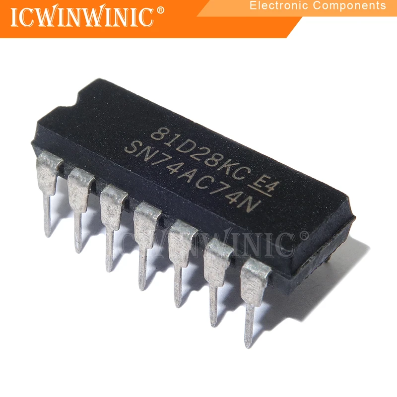 

10 шт. SN74AC74N SN74AC74 74AC74