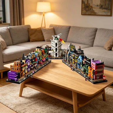 bandai-76444-magic-diagon-alley-household-ornament-festival-banquet-practical-decorative-souvenir-compatible-with-lego-bricks