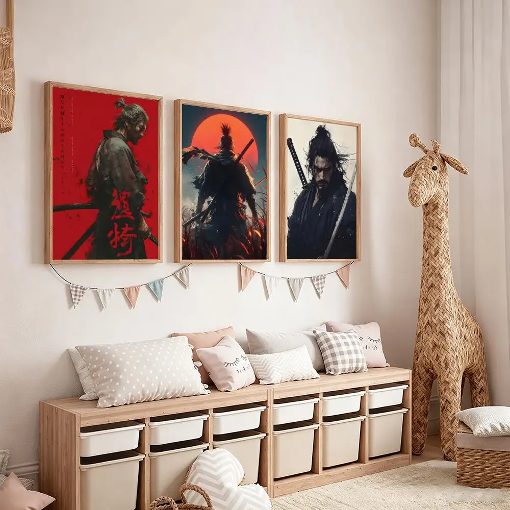 Sekiro: Shadows Die Twice Poster Poster HD Waterproof Self-Adhesive Wall Art - Versatile Decor for Any Space|Perfect Gift Idea