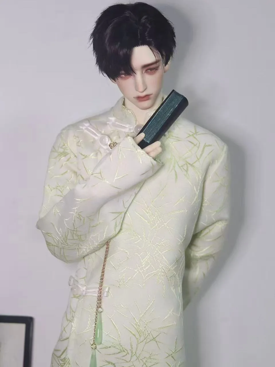 （customization 30day）BJD doll clothes suitable for ID75  size white set clothes set doll accessories (3 points)