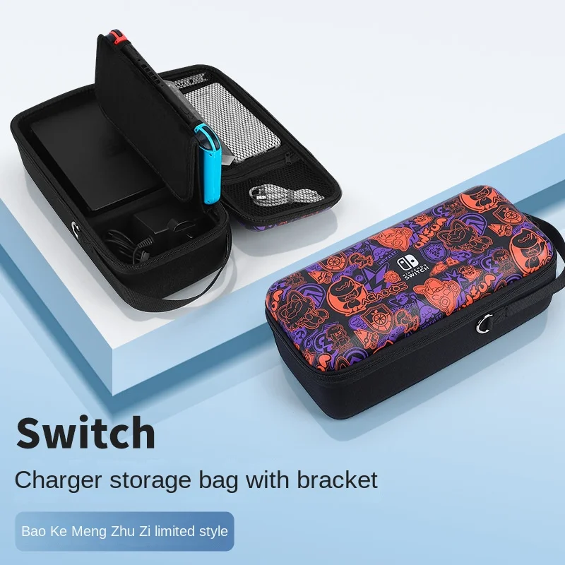 Scarlet Violet per Nintendo Switch OLED EVA custodia per il trasporto Set borsa Base custodia portachiavi Shell accessori per giochi