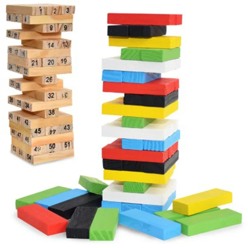 Wooden Digital Blocks Wiss Toy Children Entertainment Intelligence Interaction Game Creative Mini Gift for Friends