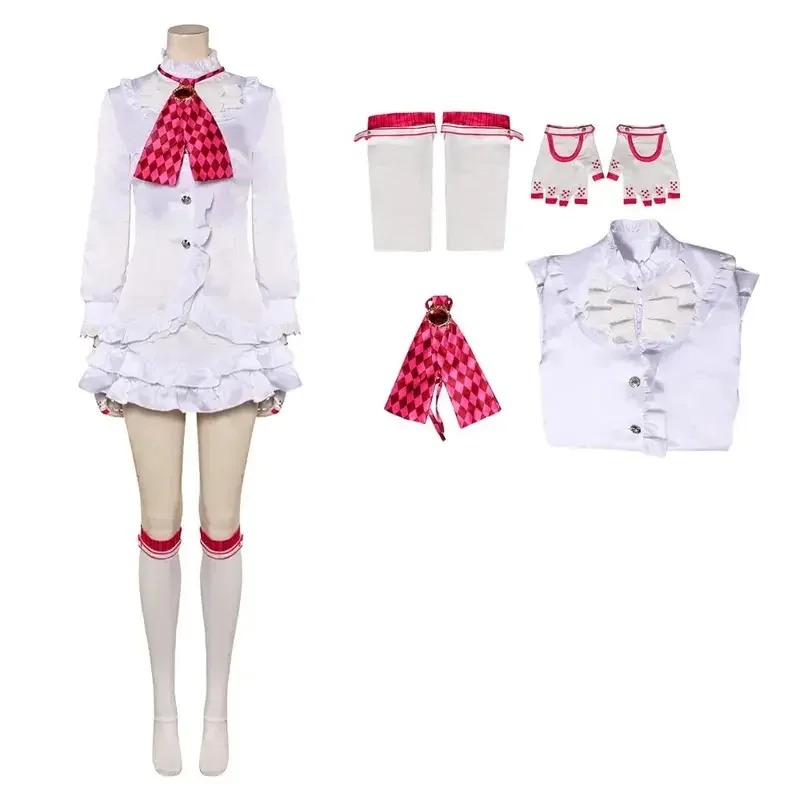 테켄 8 리리 코스프레 의상 성인 여성 소녀용 로리타 드레스 판타지아 롤플레이 의상 할로윈 카니발 의상