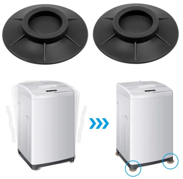 Washing machine vibration blocker stopper black 4 Set