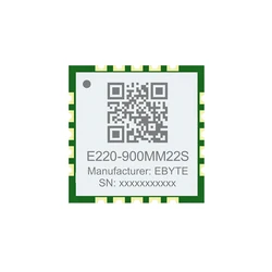 LoRa LLCC68 Wireless Module 868MHz/915MHz Low Power 22dBm 5.5KM E220-900MM22S Smaller Size Antenna Stamp Holes SPI