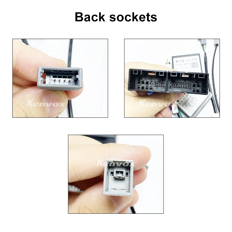 android Car radio Canbus Box Decoder For HYUNDAI IX45 High configuration 16 pin Wiring Harness Plug Power Cable