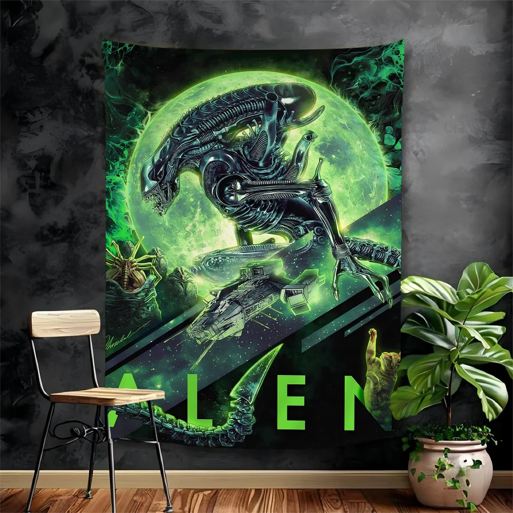 

Sci-Fi Alien Movie Hanging Bohemian Tapestry Hanging Tarot Hippie Wall Rugs Dorm Home Decor