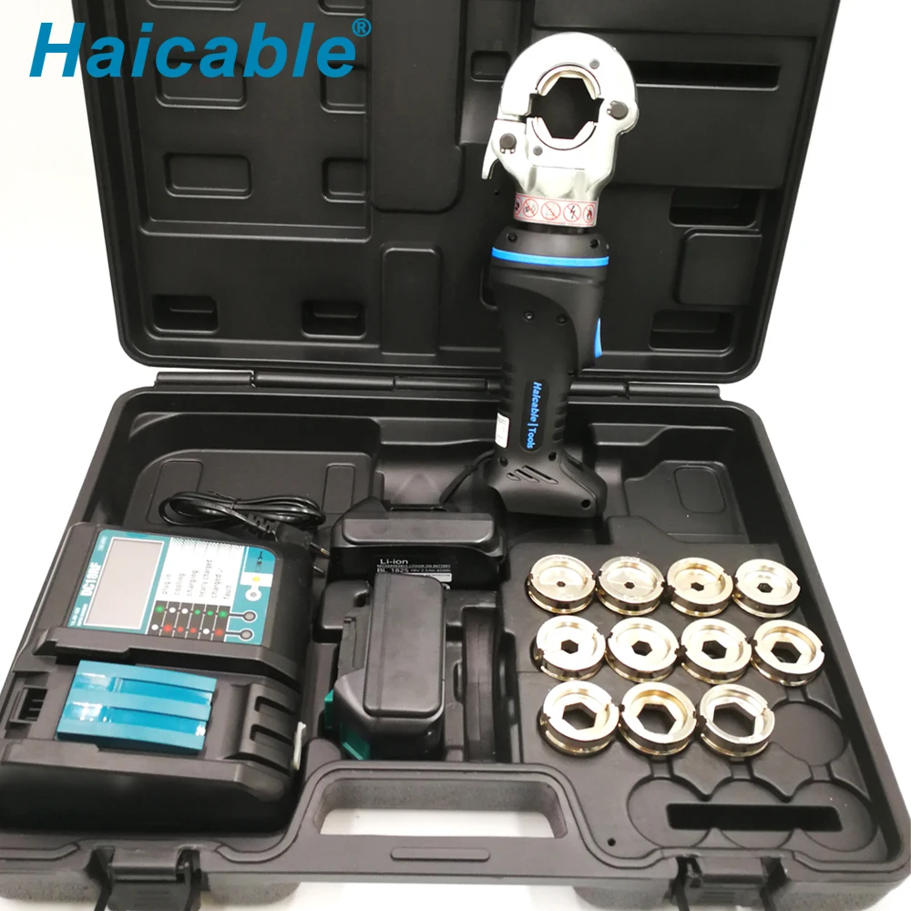 BH-300L Electric Hydraulic Wire Crimper Battery Cable Lug Crimping Hydraulic Press Tool