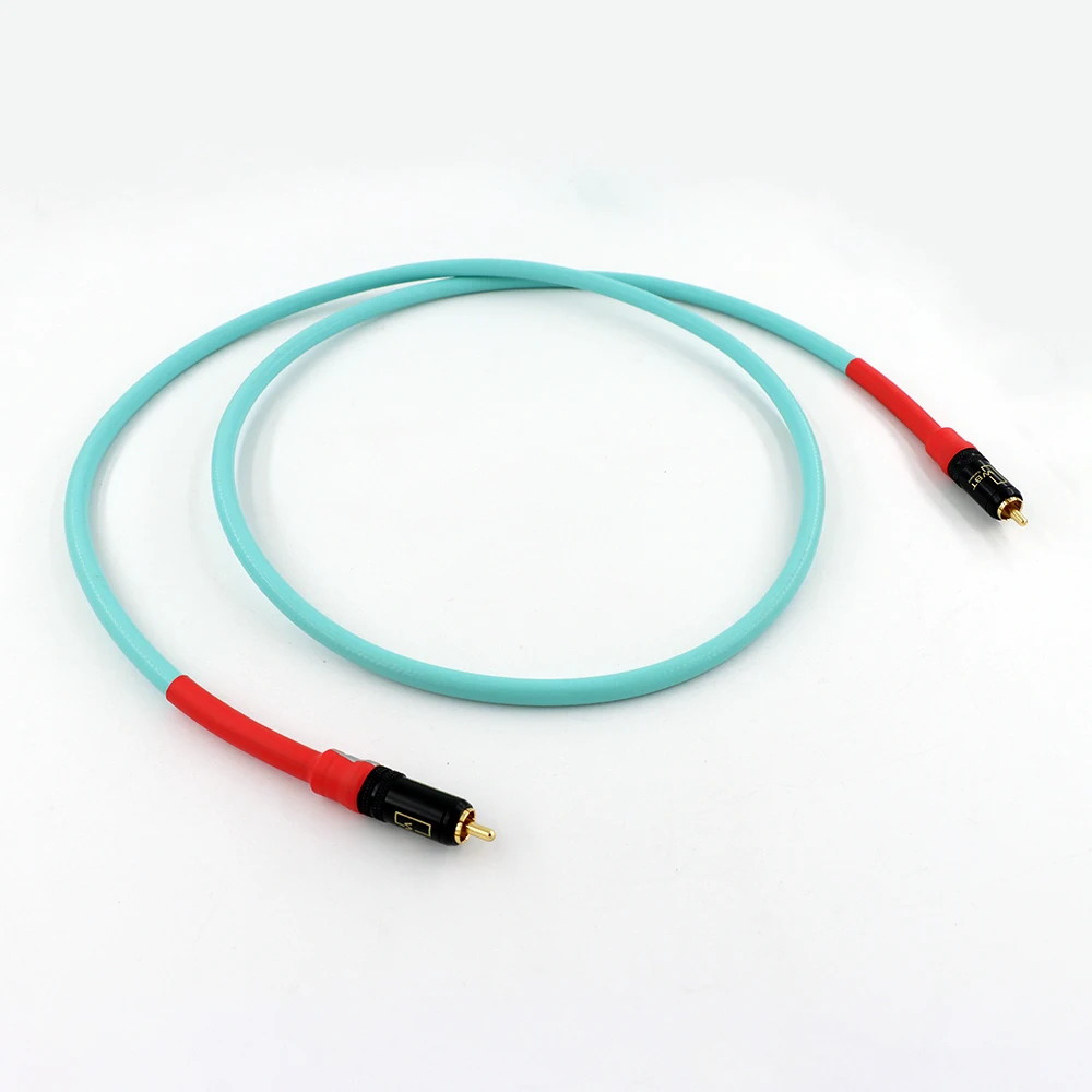 

HIFI imported music ribbon ODIN digital coaxial cable, sterling silver fully shielded single crystal copper silver-plated cable