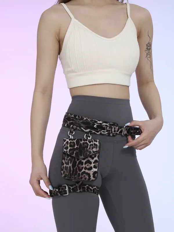 Lawaia Leopard модная поясная сумка