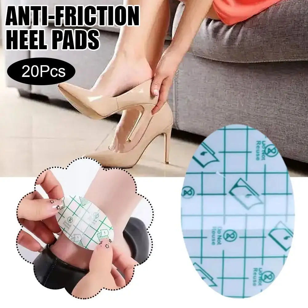 

20Pcs Heel Protector Foot Care Sole Sticker Waterproof Invisible Patch Anti Blister Friction Feet Tools