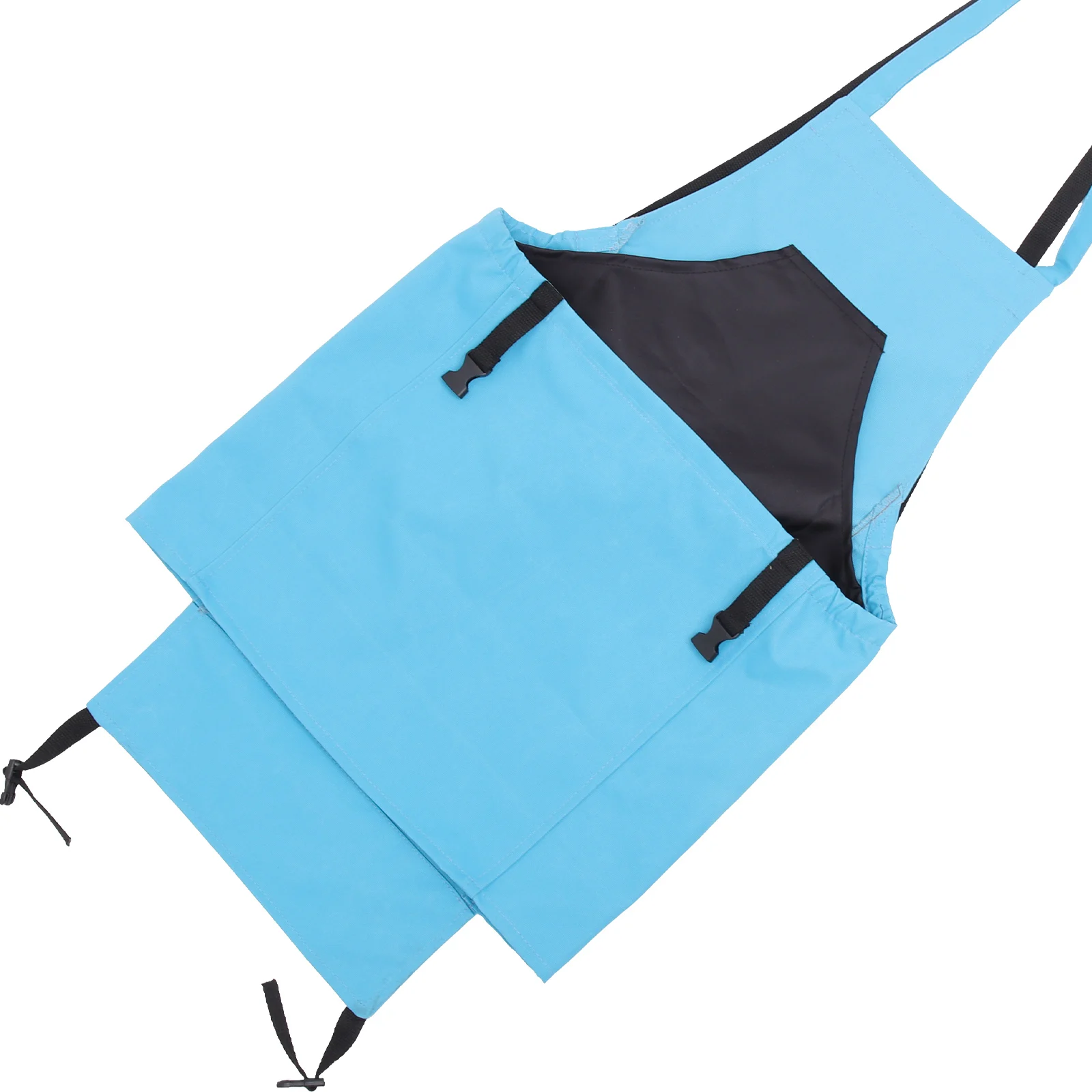 

Fruit Picking Apron Large Harvest Bag Vegetable Supplies Blue Color Adjustable Belt Cotton Canvas