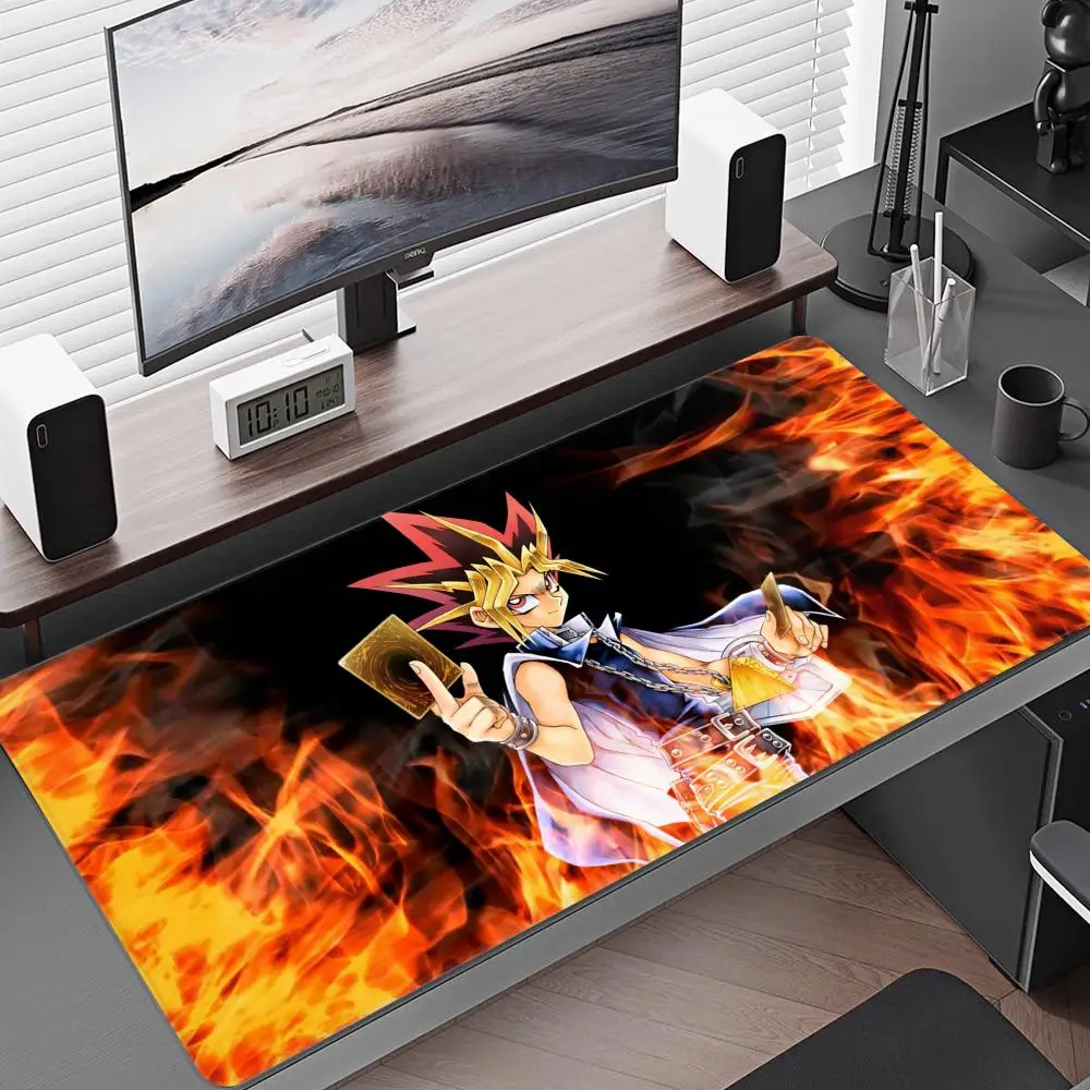 Large Mouse Pad Gamer Yu Gi Oh Rubber Mat Mousepad Gaming Accessories Office Carpet Deskmat Mausepad Mats Pc Anime Desk Computer