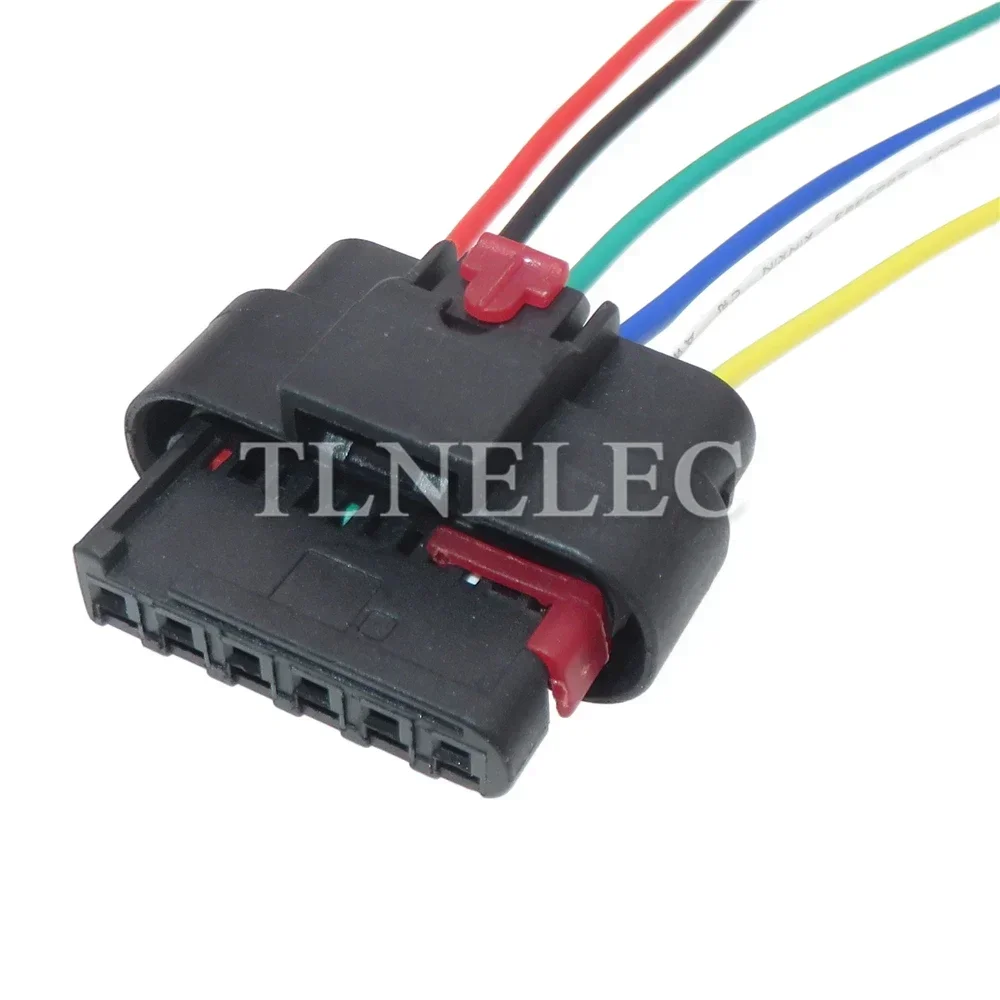 6 Pin Way Car Sealed Socket with Wires Automobile Male Female Wiring Cable Connectors For Benz Bmw 1-1924292 TS16949