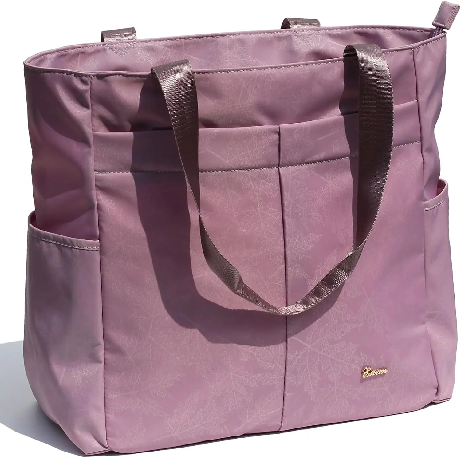 

Floral Tote Bag with Multi Pockets for Gym, Travel, Beach & Daily Use - Large Shoulder Bag