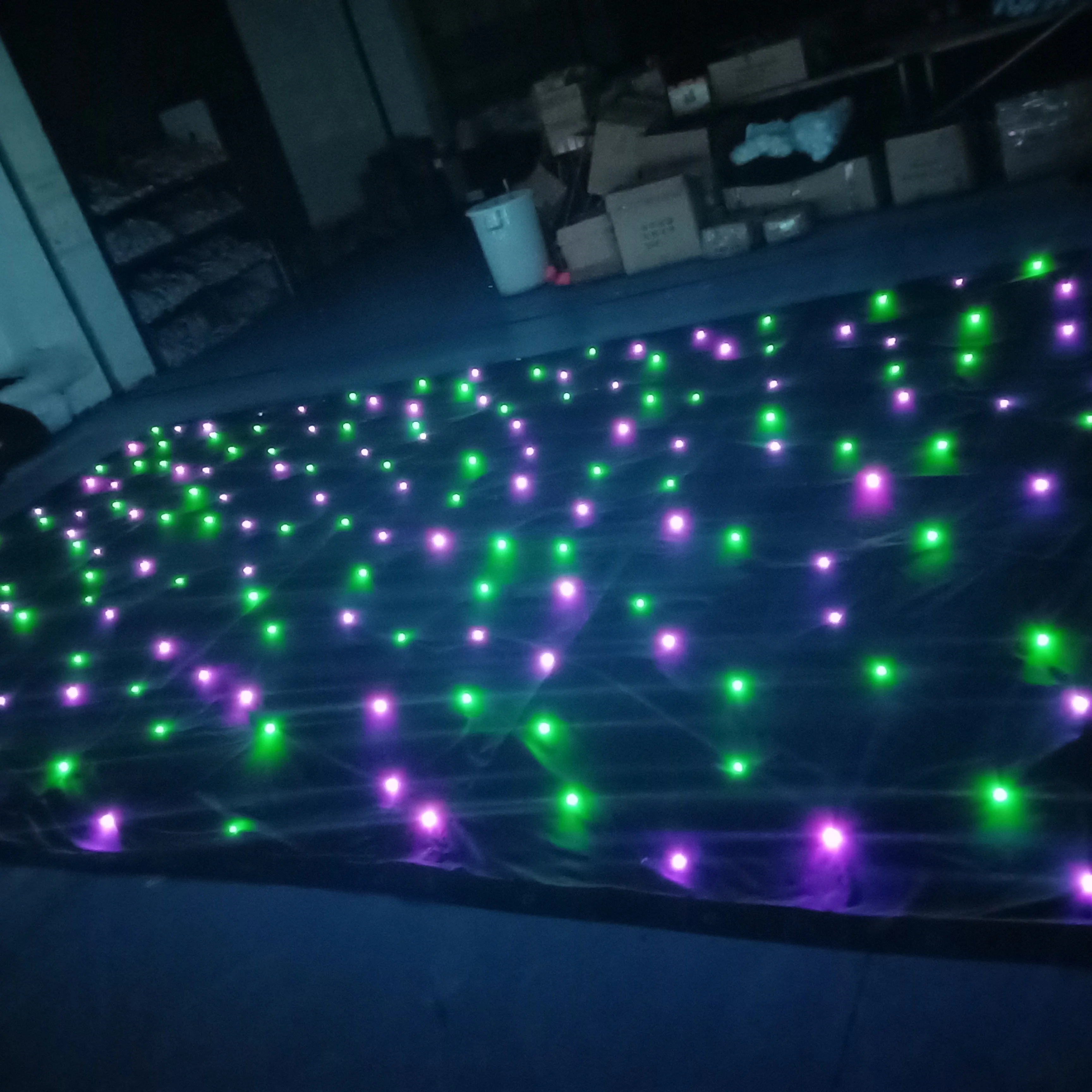 

High Quality Full Color LED Holiday Decorative Star Curtain Light For Dj Backdrop