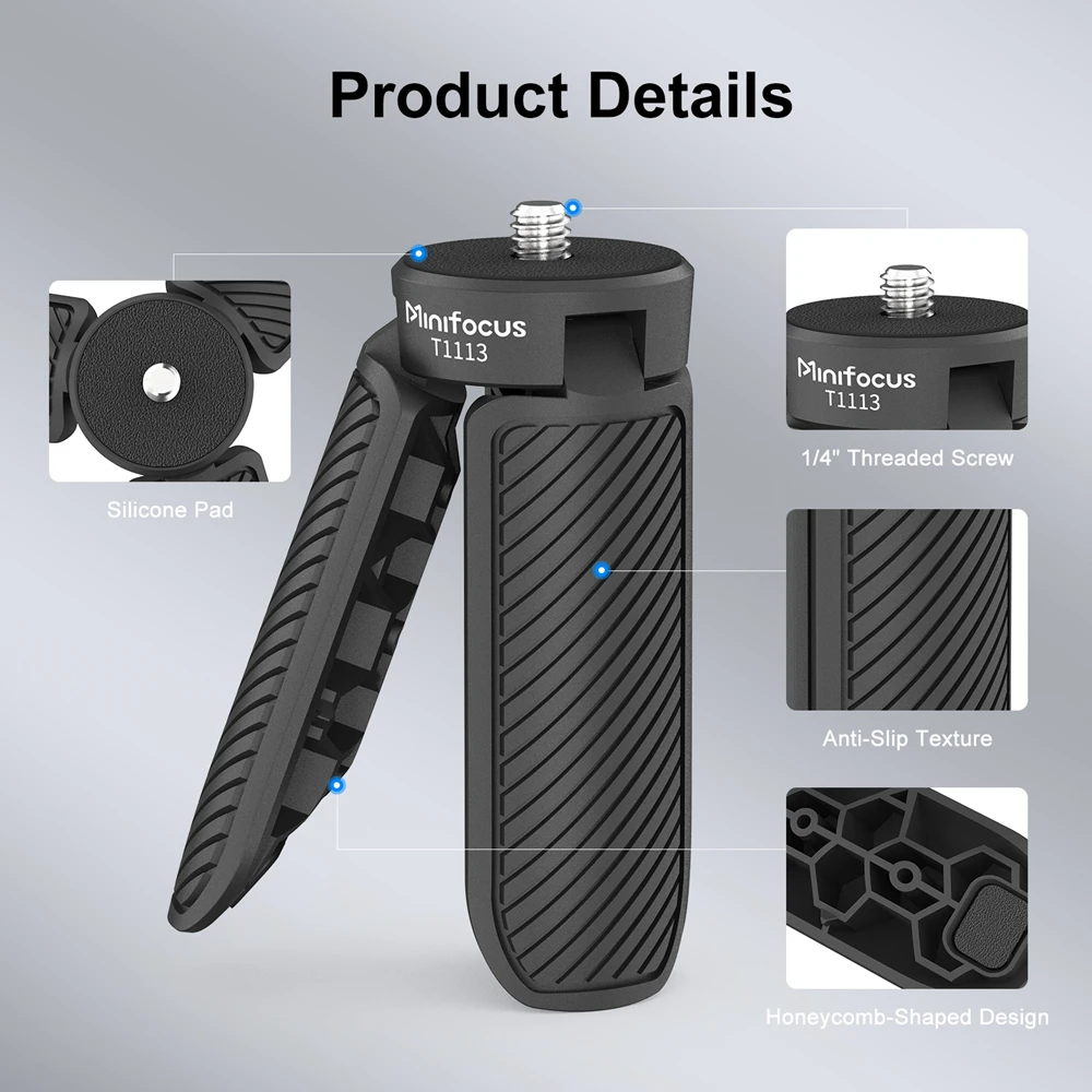 Mini Tripod for DJI OSMO Pocket Portable Handle Grip Hiking Trail Walk Around Vlog Capture Steady Shot