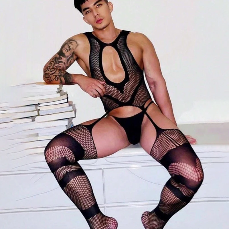

Мужское нижнее белье Боди Чулки с вырезами женское нижнее белье с вырезами прозрачный эротический порно Экзотические костюмы