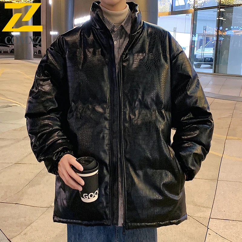 Stand Collar Cotton Jacket Male New Winter Fashion Thickened Warm Windproof Parkas Camping Travel Lightweight Padded Jackets